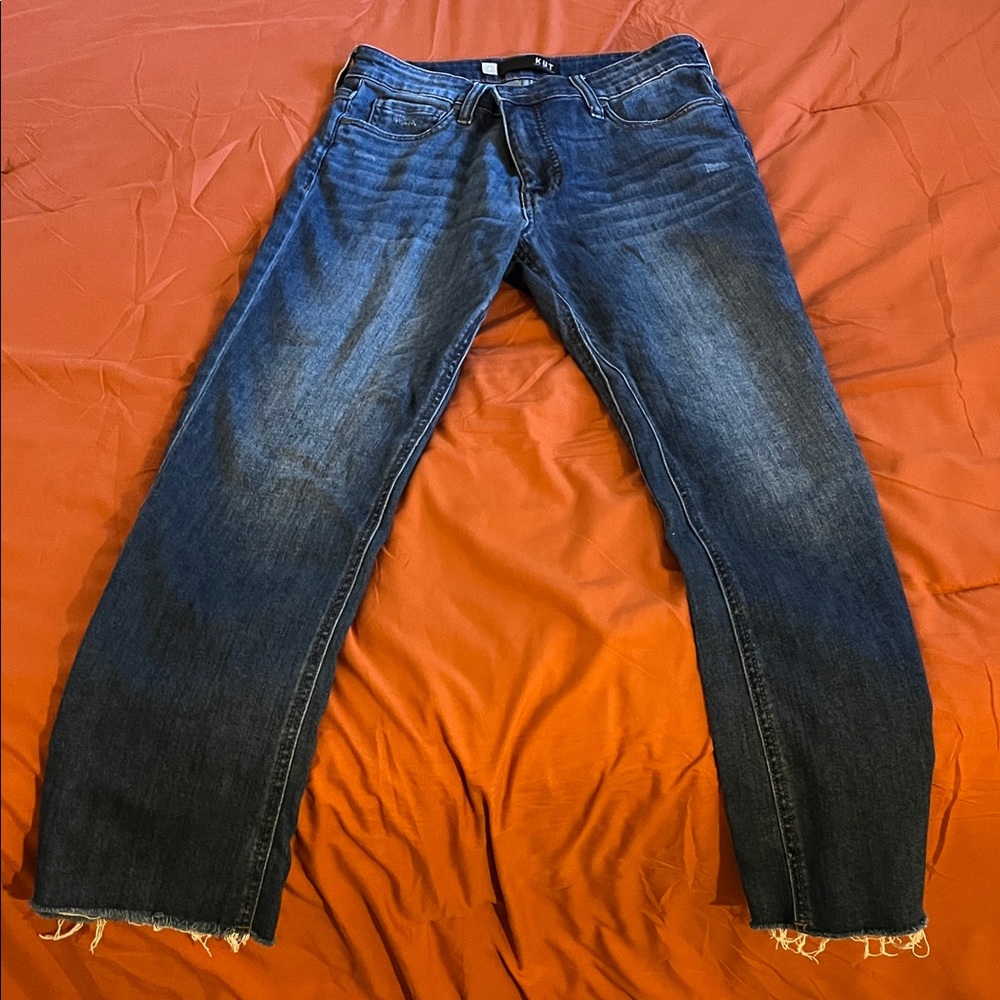 Kut from the Kloth Dark Wash Straight Jeans